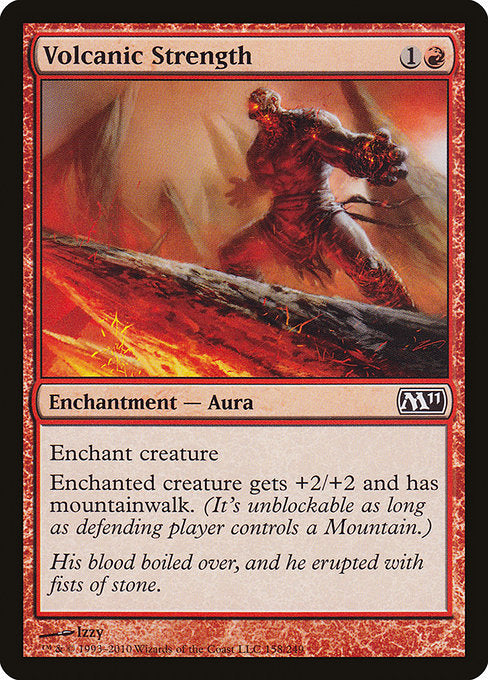 Volcanic Strength [Magic 2011] - Evolution TCG