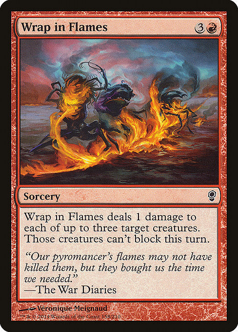 Wrap in Flames [Conspiracy] - Evolution TCG