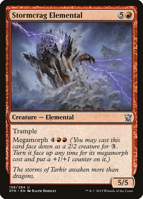 Stormcrag Elemental [Dragons of Tarkir] - Evolution TCG