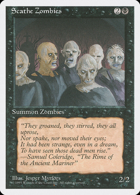 Scathe Zombies [Fourth Edition] - Evolution TCG