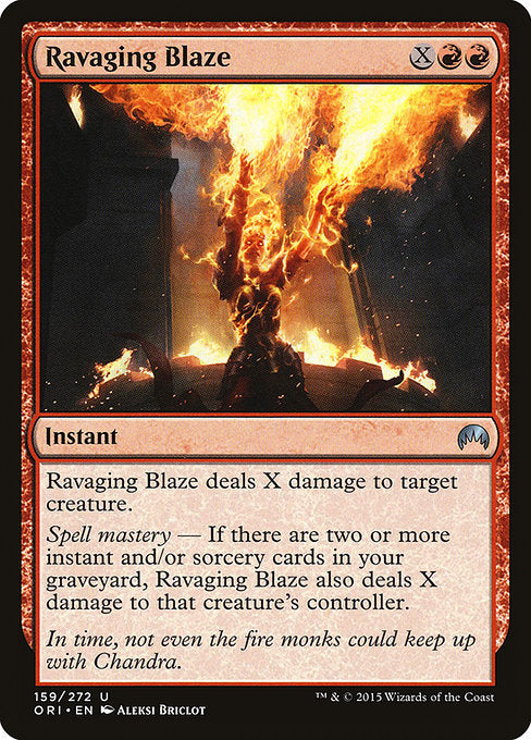 Ravaging Blaze [Magic Origins] - Evolution TCG