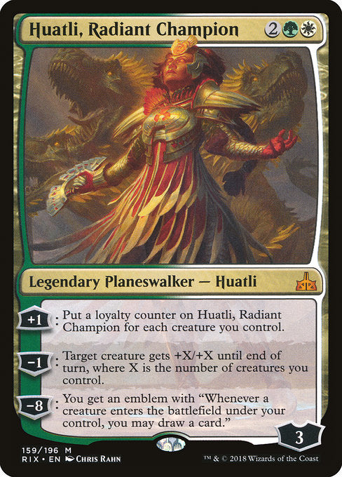 Huatli, Radiant Champion [Rivals of Ixalan] - Evolution TCG