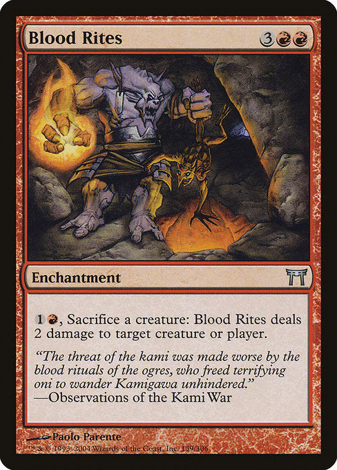 Blood Rites [Champions of Kamigawa] - Evolution TCG