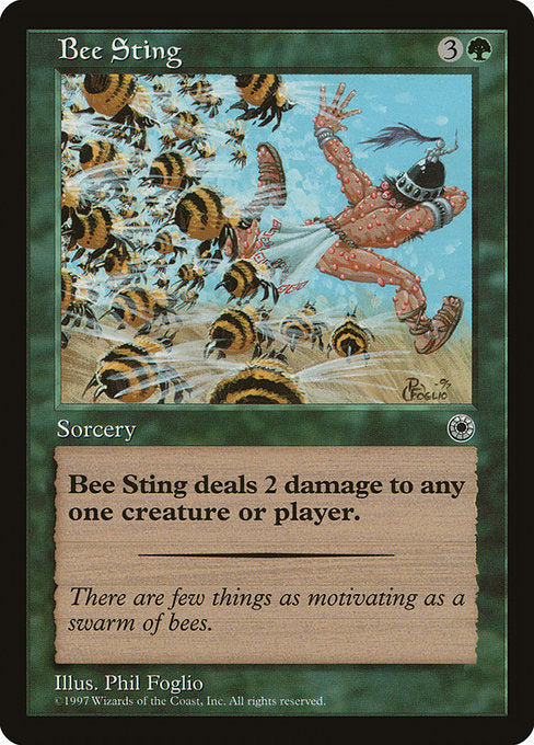 Bee Sting [Portal] - Evolution TCG