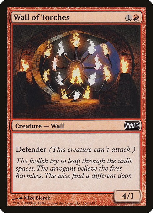 Wall of Torches [Magic 2012] - Evolution TCG