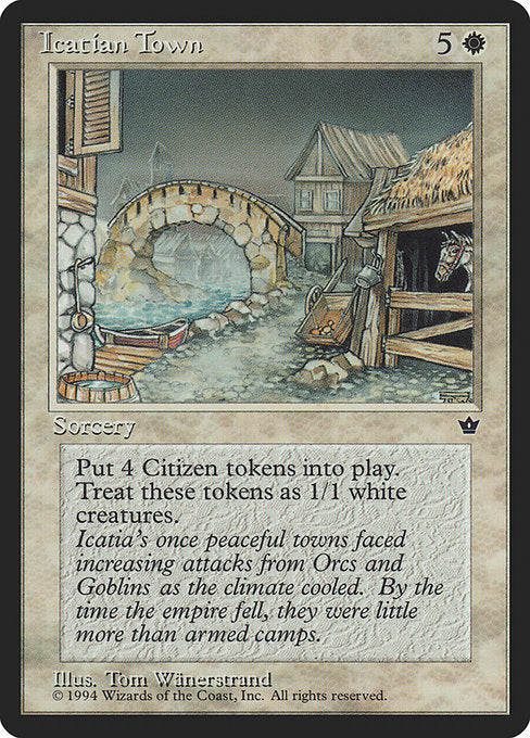 Icatian Town [Fallen Empires] - Evolution TCG