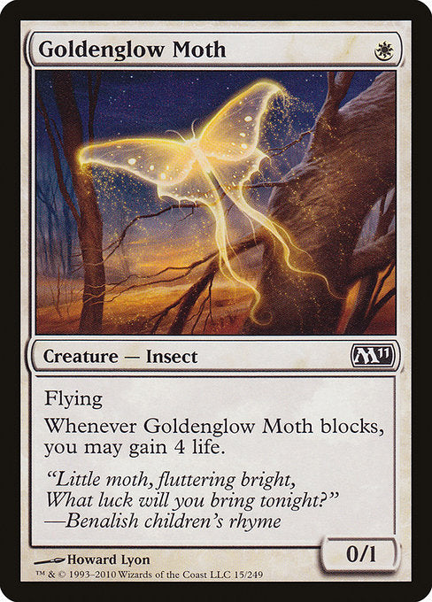 Goldenglow Moth [Magic 2011] - Evolution TCG