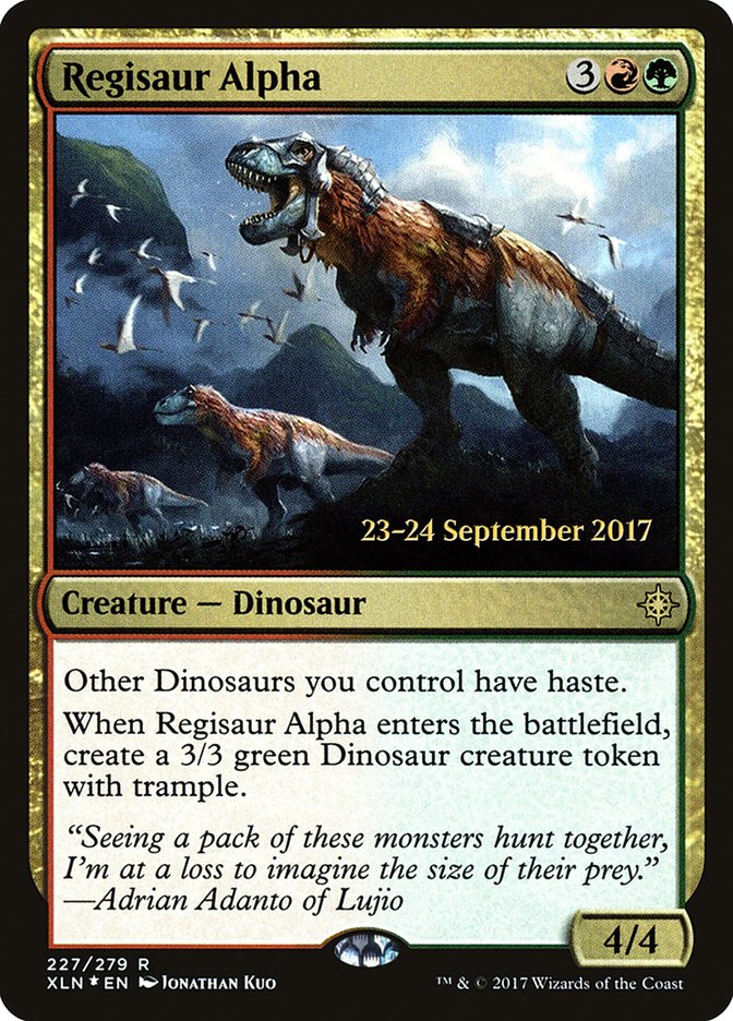 Regisaur Alpha  [Ixalan Prerelease Promos] - Evolution TCG