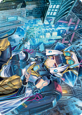 Covert Technician Art Card [Kamigawa: Neon Dynasty Art Series] - Evolution TCG