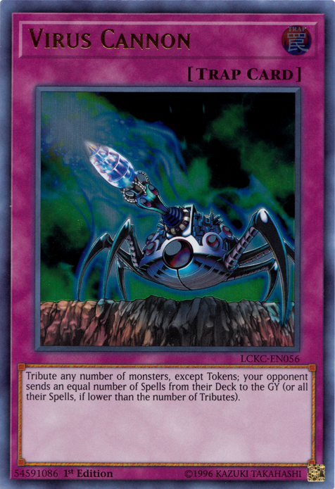 Virus Cannon [LCKC-EN056] Ultra Rare - Evolution TCG