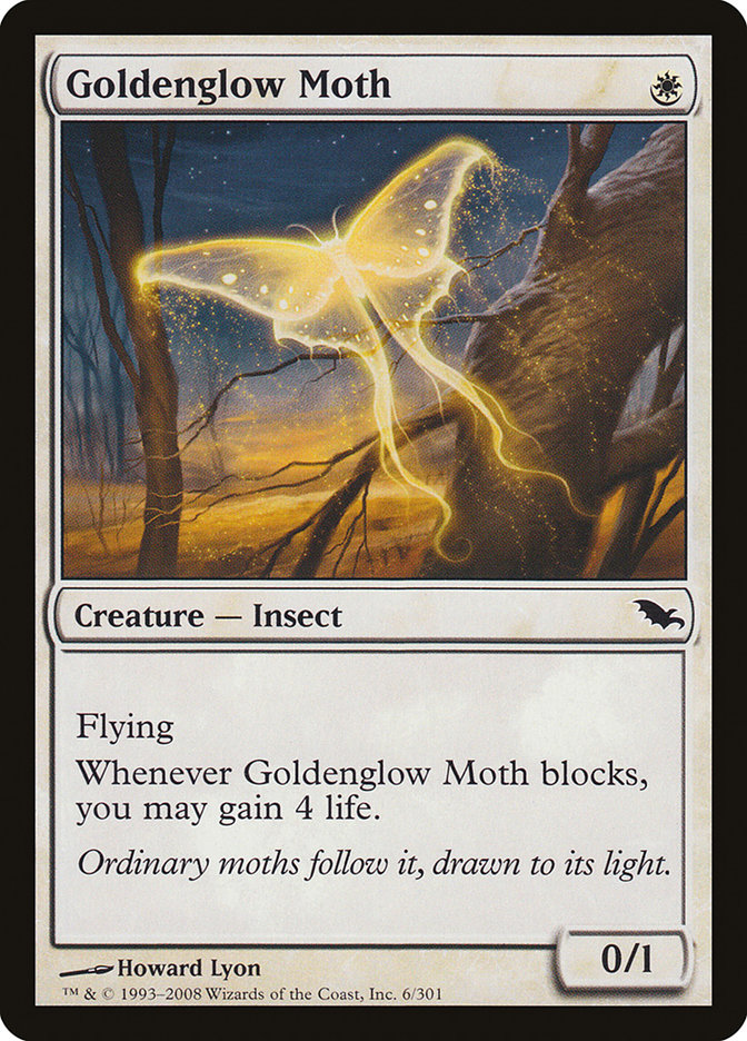 Goldenglow Moth [Shadowmoor] - Evolution TCG