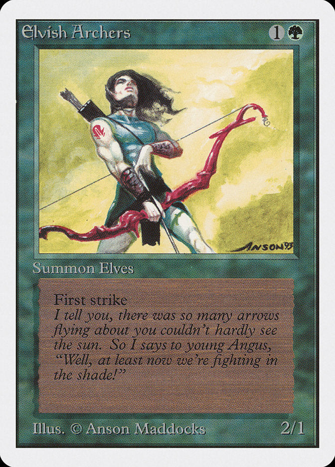 Elvish Archers [Unlimited Edition] - Evolution TCG