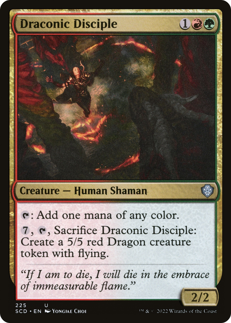 Draconic Disciple [Starter Commander Decks] - Evolution TCG