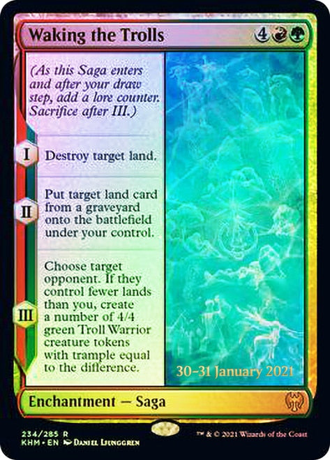 Waking the Trolls [Kaldheim Prerelease Promos] - Evolution TCG