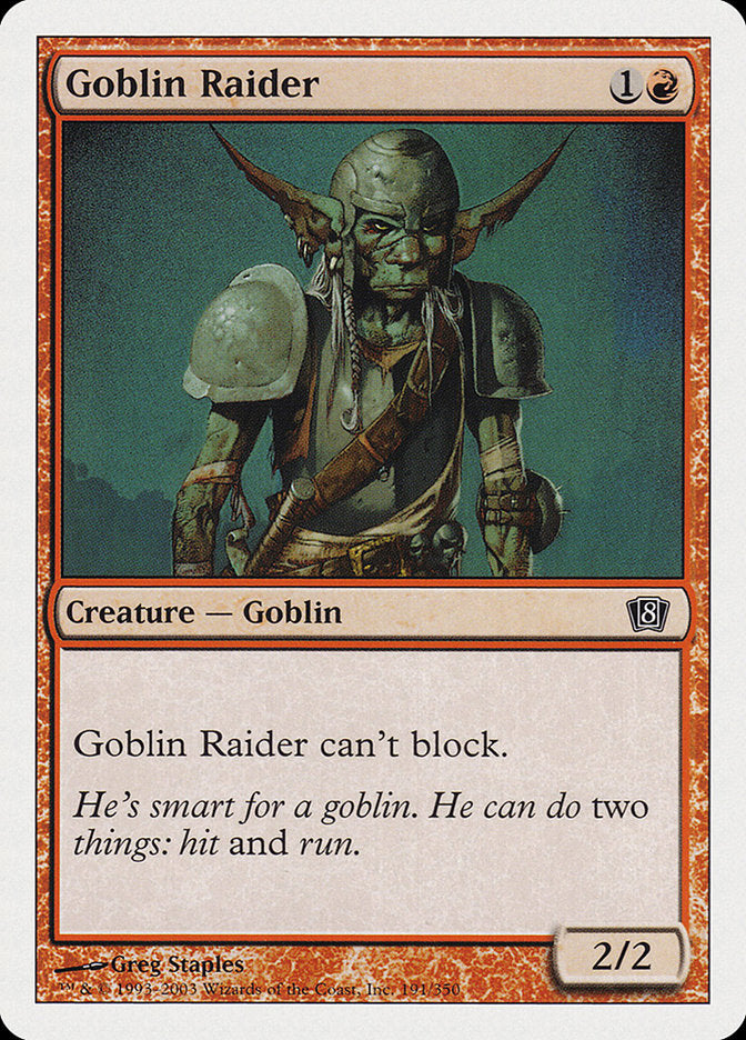 Goblin Raider [Eighth Edition] - Evolution TCG