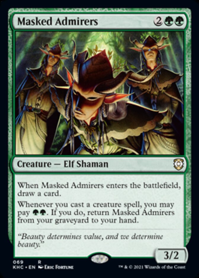 Masked Admirers [Kaldheim Commander] - Evolution TCG