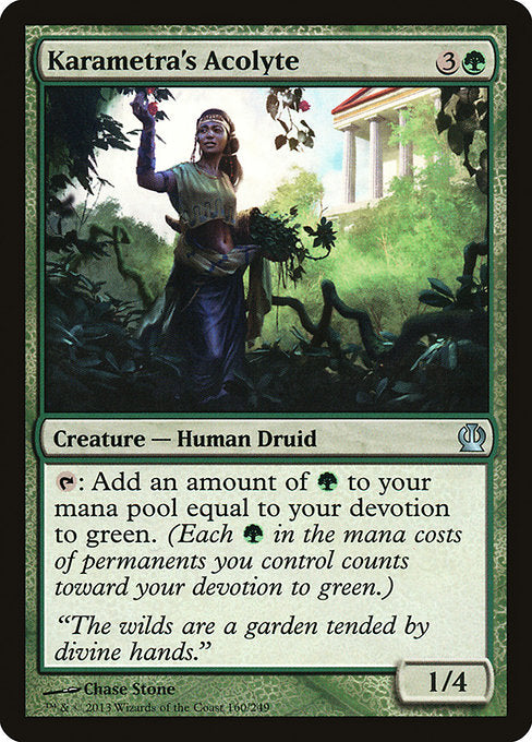 Karametra's Acolyte [Theros] - Evolution TCG