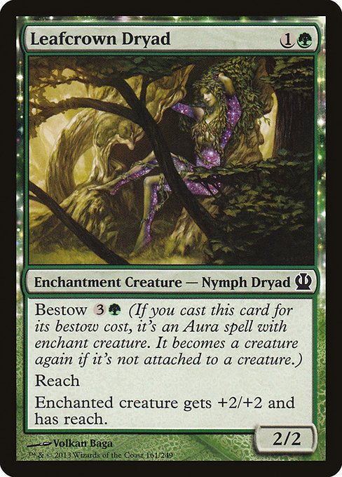 Leafcrown Dryad [Theros] - Evolution TCG
