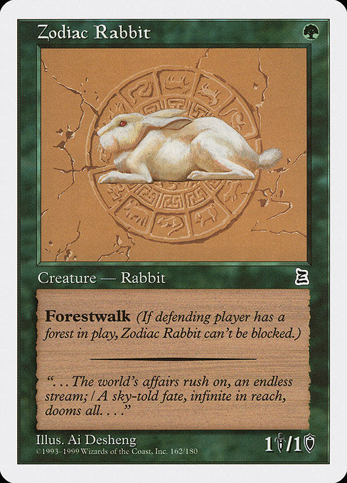 Zodiac Rabbit [Portal Three Kingdoms] - Evolution TCG