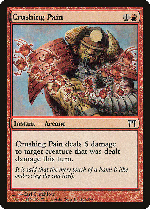 Crushing Pain [Champions of Kamigawa] - Evolution TCG