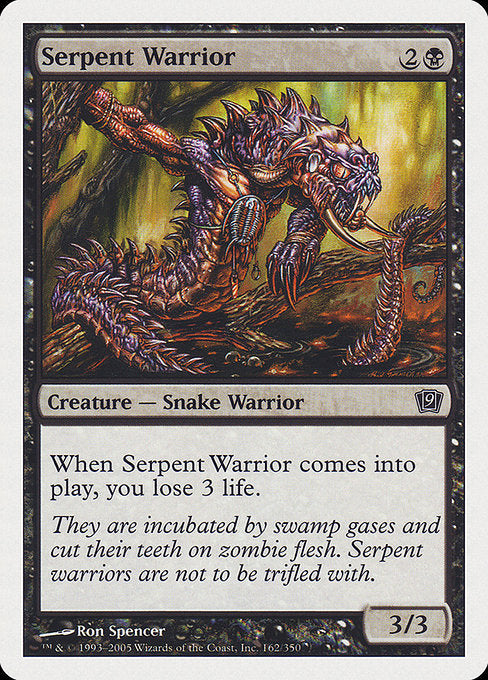 Serpent Warrior [Ninth Edition] - Evolution TCG