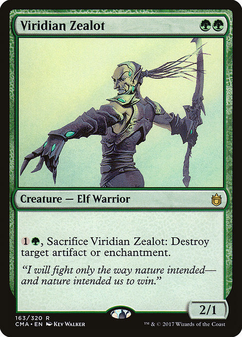 Viridian Zealot [Commander Anthology] - Evolution TCG