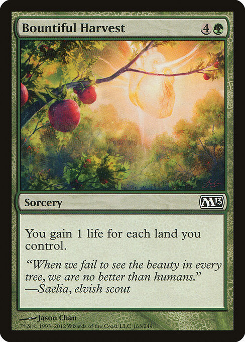 Bountiful Harvest [Magic 2013] - Evolution TCG