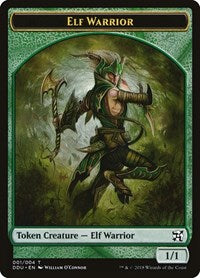 Elf Warrior Token [Duel Decks: Elves vs. Inventors] - Evolution TCG