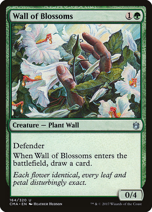 Wall of Blossoms [Commander Anthology] - Evolution TCG