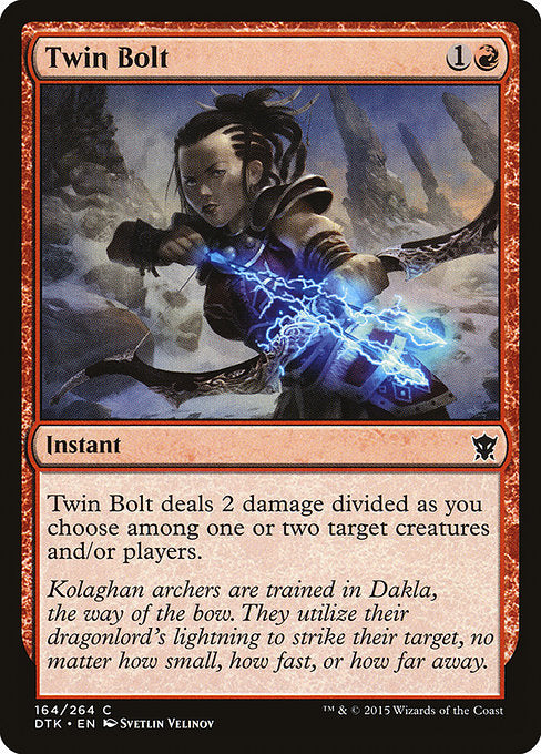 Twin Bolt [Dragons of Tarkir] - Evolution TCG