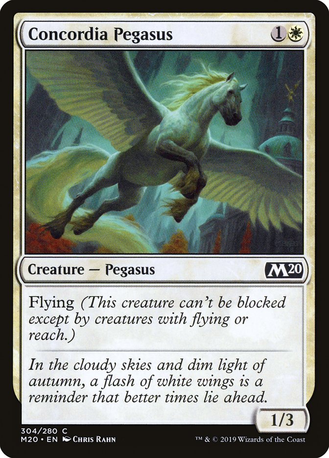 Concordia Pegasus [Core Set 2020] - Evolution TCG