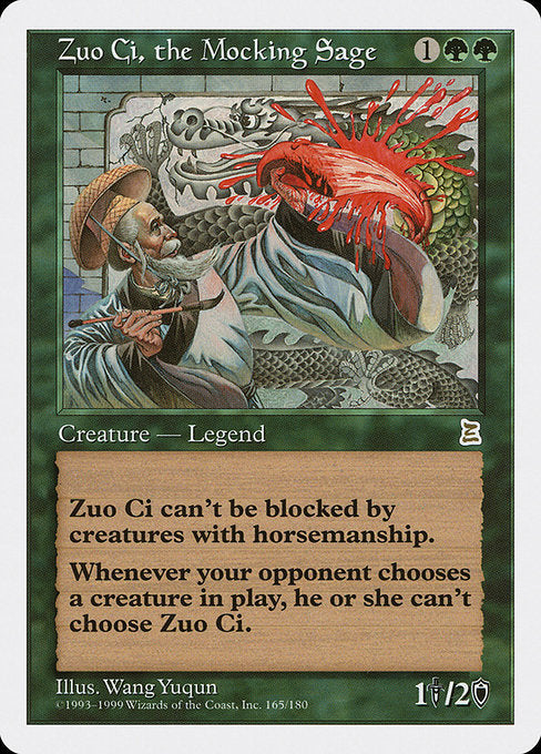 Zuo Ci, the Mocking Sage [Portal Three Kingdoms] - Evolution TCG