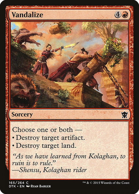 Vandalize [Dragons of Tarkir] - Evolution TCG