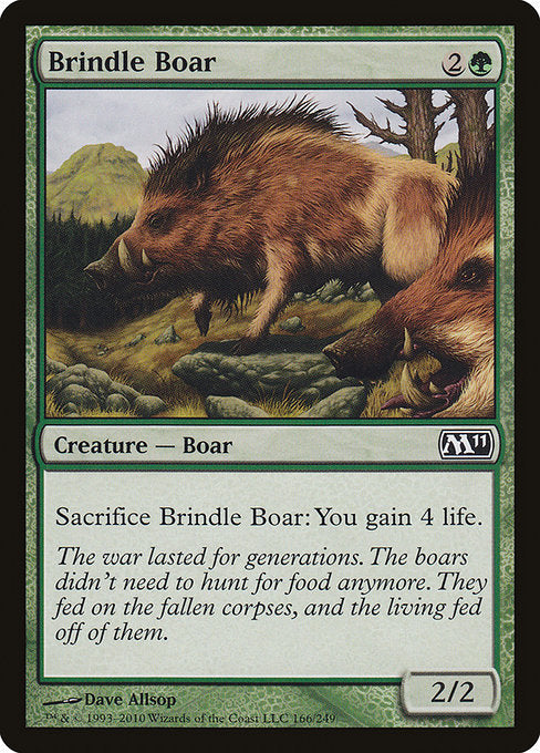 Brindle Boar [Magic 2011] - Evolution TCG