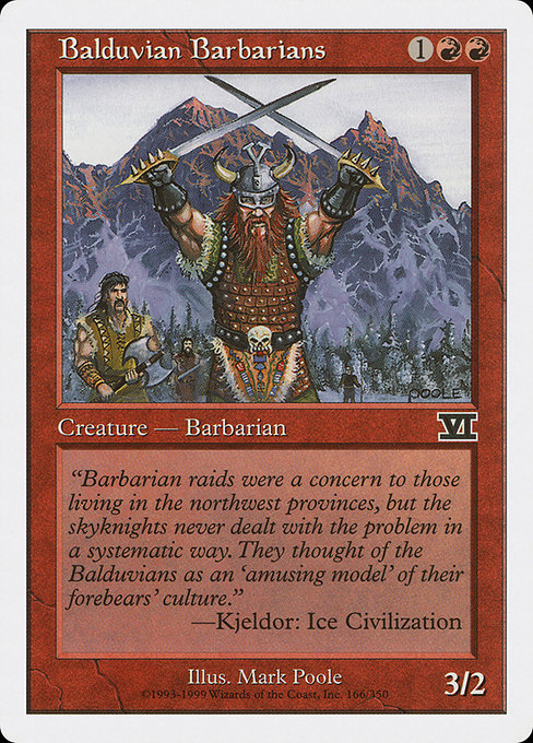 Balduvian Barbarians [Classic Sixth Edition] - Evolution TCG