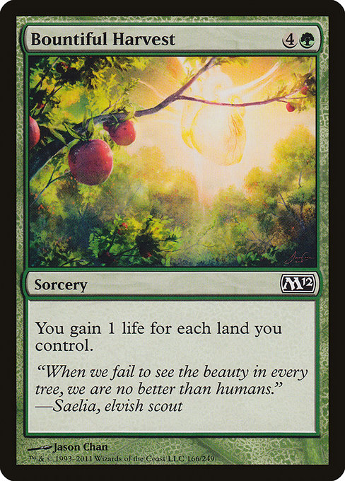 Bountiful Harvest [Magic 2012] - Evolution TCG