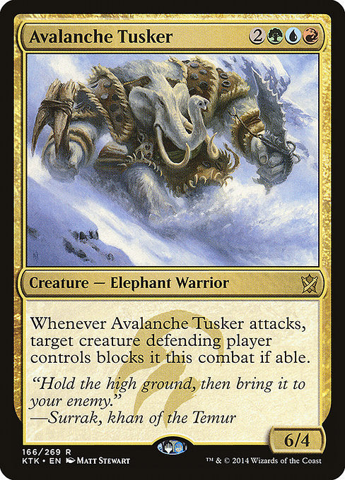 Avalanche Tusker [Khans of Tarkir] - Evolution TCG