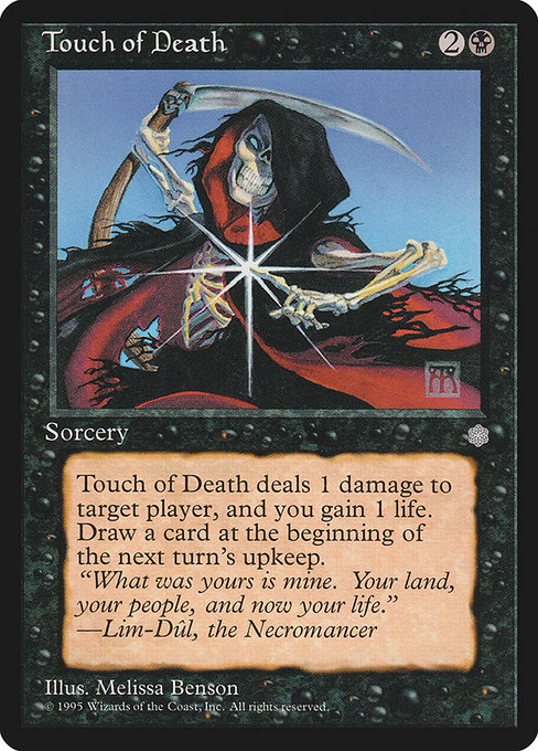 Touch of Death [Ice Age] - Evolution TCG