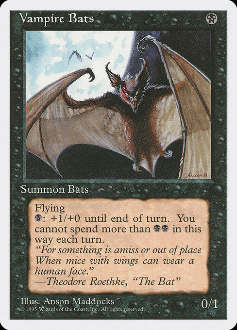 Vampire Bats [Fourth Edition] - Evolution TCG
