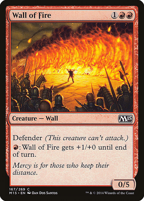 Wall of Fire [Magic 2015] - Evolution TCG
