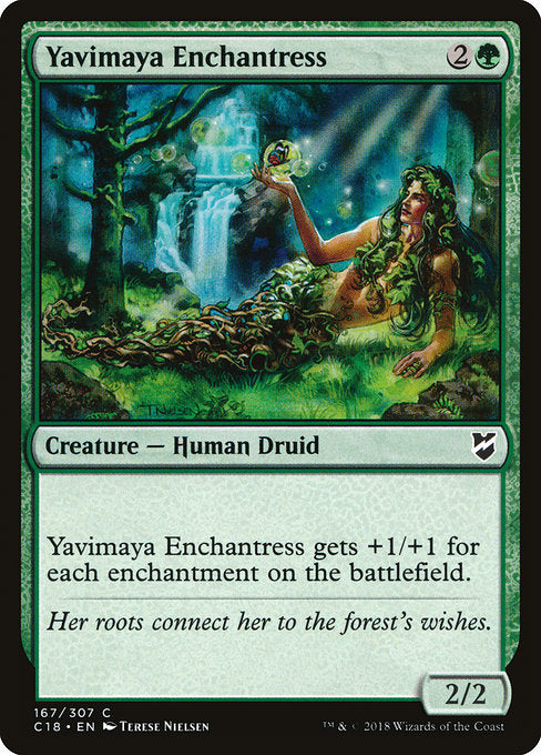 Yavimaya Enchantress [Commander 2018] - Evolution TCG