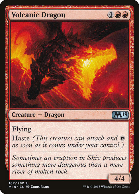 Volcanic Dragon [Core Set 2019] - Evolution TCG