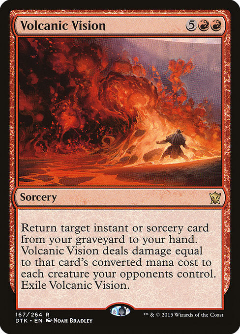 Volcanic Vision [Dragons of Tarkir] - Evolution TCG