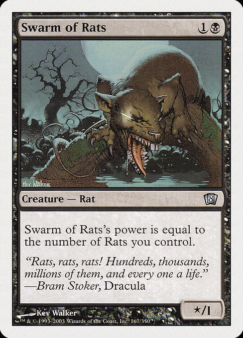Swarm of Rats [Eighth Edition] - Evolution TCG