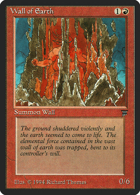 Wall of Earth [Legends] - Evolution TCG