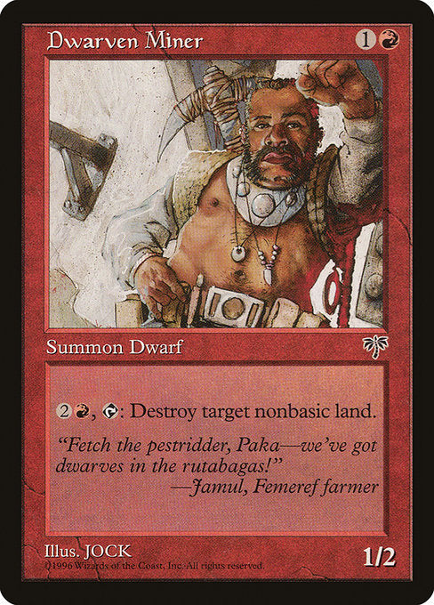 Dwarven Miner [Mirage] - Evolution TCG