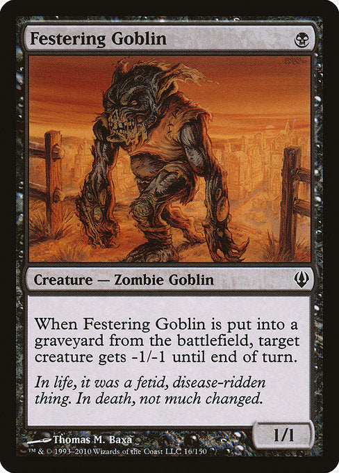 Festering Goblin [Archenemy] - Evolution TCG