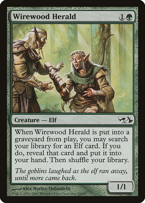 Wirewood Herald [Duel Decks: Elves vs. Goblins] - Evolution TCG