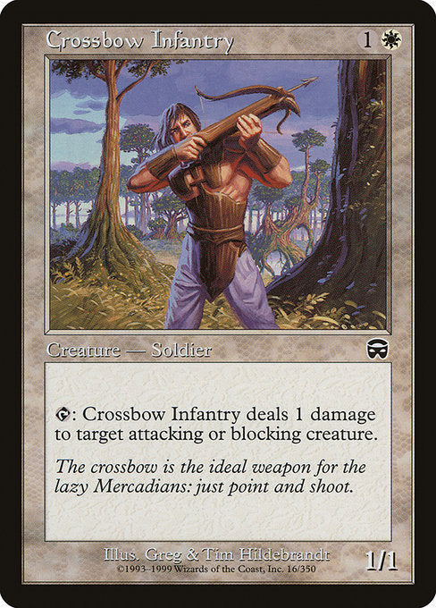 Crossbow Infantry [Mercadian Masques] - Evolution TCG