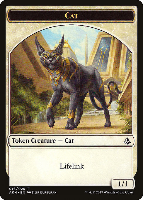 Cat Token [Amonkhet Tokens] - Evolution TCG